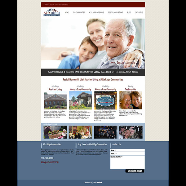 Alta Ridge communities website